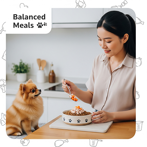 Ăn uống và dinh dưỡng phù hợp cho chó Phốc sóc con và trưởng thành