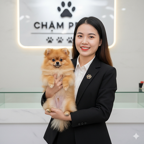 Ảnh chó Phốc Sóc con tại Chạm Pets – Hình thật từ trại Pom con đáng tin cậy