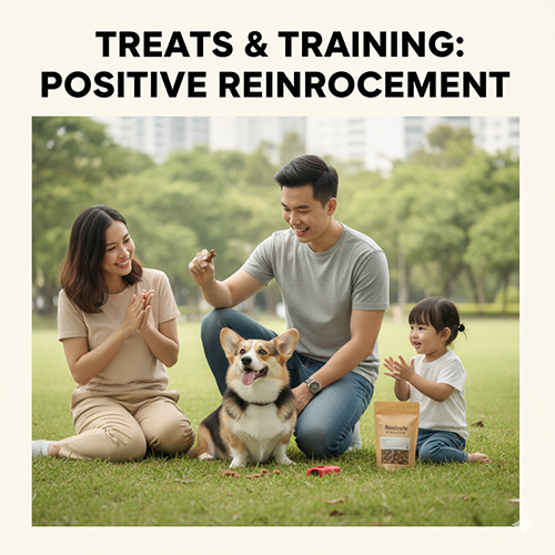 Bánh thưởng cho chó Corgi 🍪 Công cụ hỗ trợ huấn luyện với snack khô, bánh mềm, pate viên.