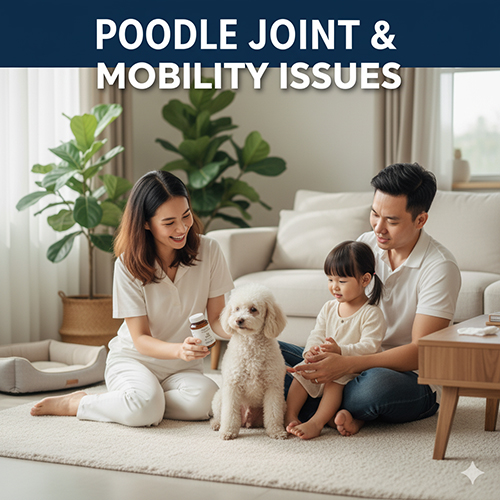 Bệnh xương khớp ở chó Poodle – trật xương bánh chè, thoái hóa khớp