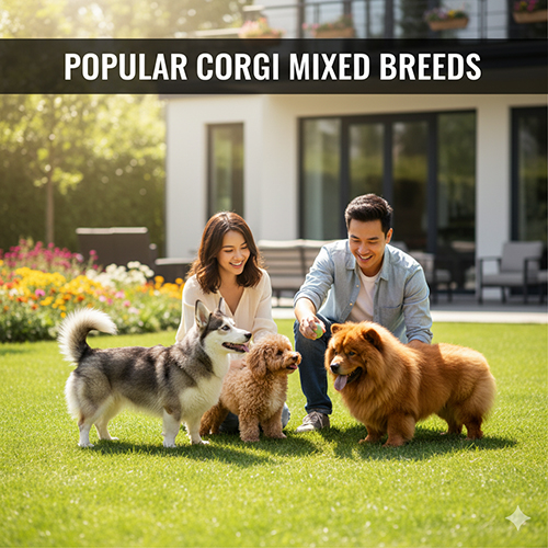 Các dòng Corgi lai phổ biến nhất hiện nay