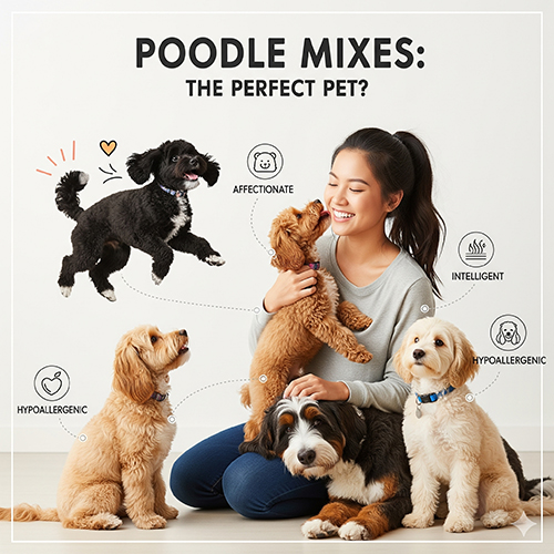 Các dòng Poodle lai phổ biến – Chipoo, Maltipoo, Cockapoo, Goldendoodle, Pugapoo, Bichpoo, Pekapoo, lai Corgi, lai chó cỏ, lai Phốc sóc