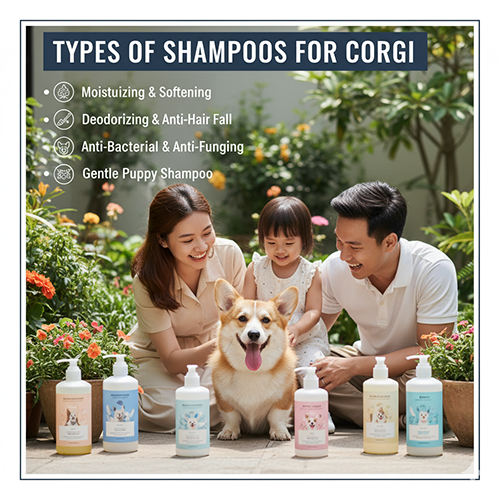Các loại sữa tắm phù hợp cho Corgi giúp lông mềm mượt và da khỏe mạnh