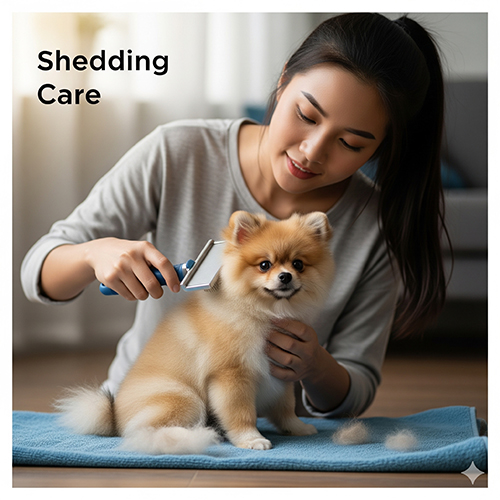Chó Phốc Sóc 6 tháng tuổi thay lông lần đầu – cách chải lông, tắm gội và chăm sóc phòng bệnh da liễu