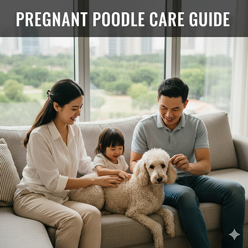 Cách chăm sóc chó Poodle 🐩 mang thai – Dinh dưỡng & vận động an toàn