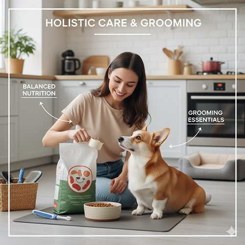 Cách nuôi và chăm sóc chó Corgi – dinh dưỡng, vận động, vệ sinh và sức khỏe toàn diện