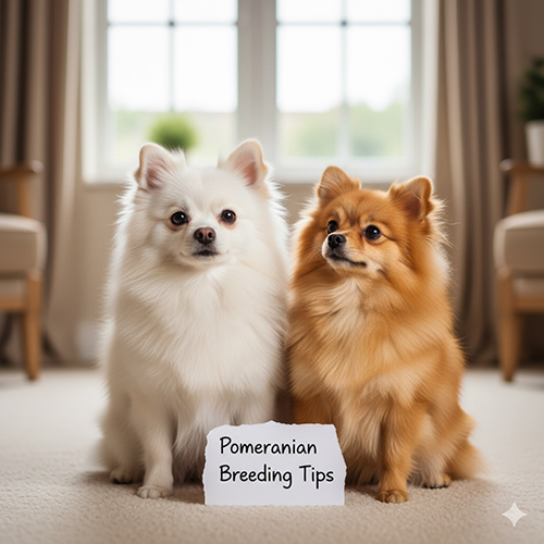 Hai chú chó Phốc Sóc trắng và nâu ngồi cạnh nhau, minh họa bài viết hướng dẫn cách phối giống chó Phốc Sóc cho người mới bắt đầu.