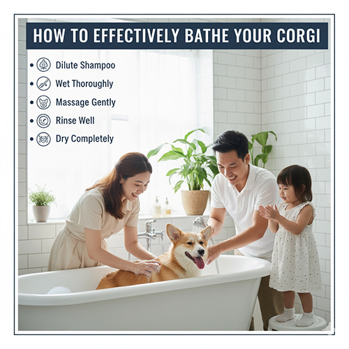 Cách sử dụng sữa tắm cho Corgi hiệu quả và an toàn tại nhà