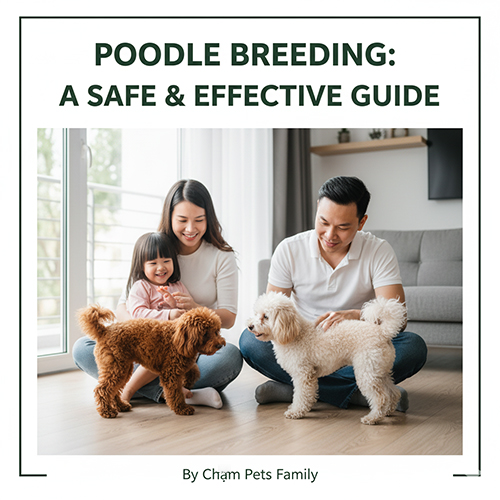 Phối giống chó Poodle – Cẩm nang hướng dẫn an toàn và hiệu quả cho người nuôi