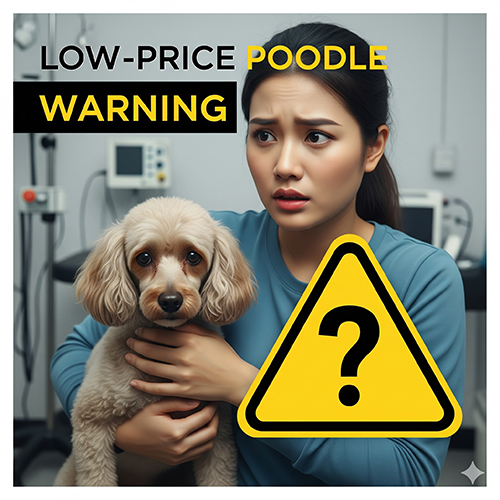 Cảnh báo Poodle giá rẻ 500k – 1 triệu – 2 triệu, rủi ro lừa đảo và bệnh tật