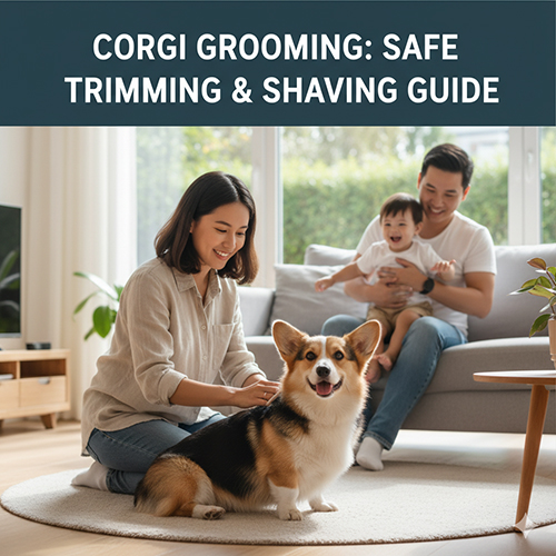 Cắt tỉa lông chó Corgi an toàn và giải đáp có nên cạo lông Corgi hay không