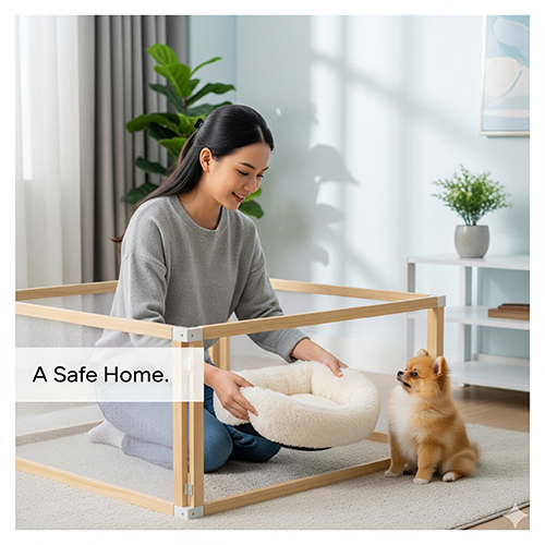 Cách chăm sóc chó Phốc Sóc 2 tháng tuổi – chuồng trại, môi trường, nhiệt độ và vệ sinh hằng ngày