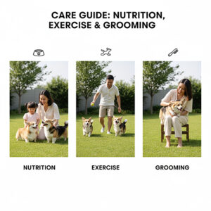 Cách chăm sóc Corgi lai chó cỏ – dinh dưỡng, vận động, grooming & sức khỏe