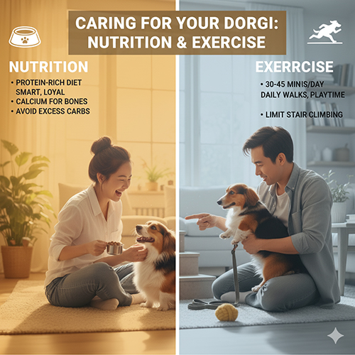 Cách chăm sóc Corgi lai Lạp xưởng (Dorgi) – dinh dưỡng, vận động và vệ sinh cần thiết