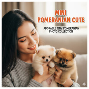 Ảnh chó Phốc Sóc mini cute – Pom tí hon đáng yêu trong bộ sưu tập ảnh dễ thương