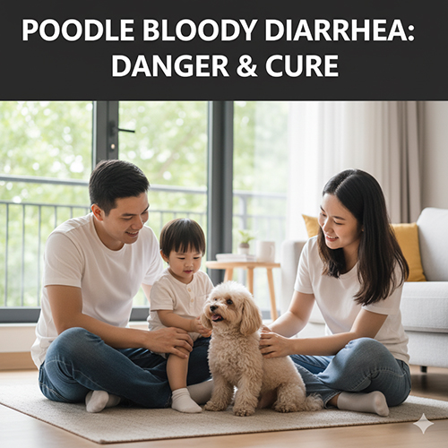Chó Poodle bị tiêu chảy ra máu – dấu hiệu nguy hiểm và cách chữa trị hiệu quả