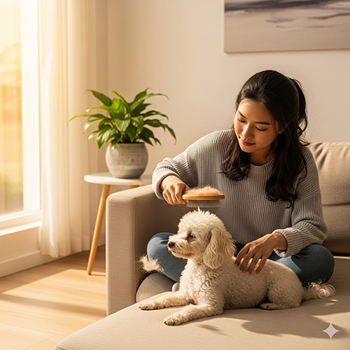 Chó Poodle có rụng lông không – giống chó ít rụng lông, phù hợp sống trong căn hộ và chung cư
