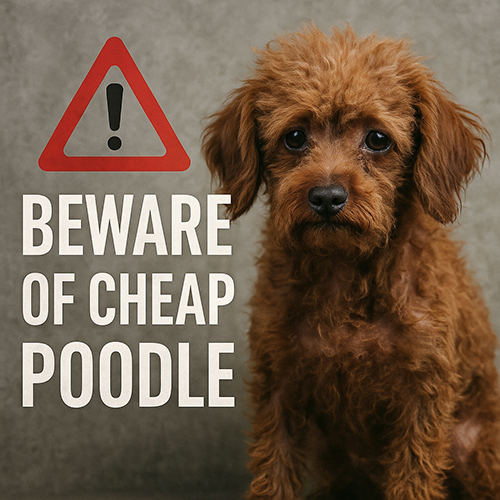 Cảnh báo chó Poodle giá rẻ 500k–1 triệu – Nguy cơ lừa đảo và rủi ro sức khỏe