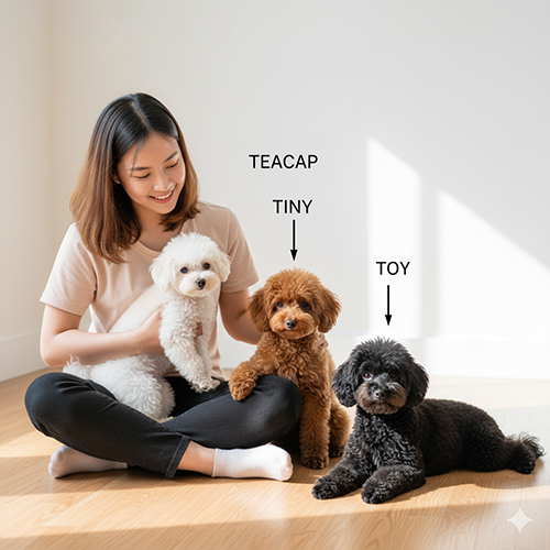 Chó Poodle nhỏ là gì – gồm Teacup, Tiny và Toy Poodle, nhóm Poodle bé nhất được ưa chuộng tại Việt Nam
