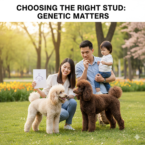 Cách chọn chó Poodle đực giống chất lượng để phối thành công