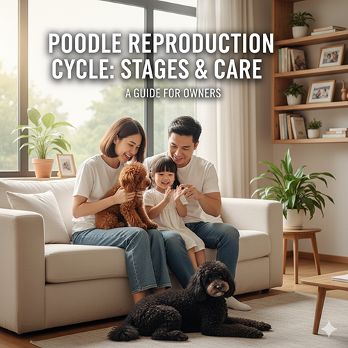 Chu kỳ sinh sản của chó Poodle 🐩 – Các giai đoạn và lưu ý chăm sóc