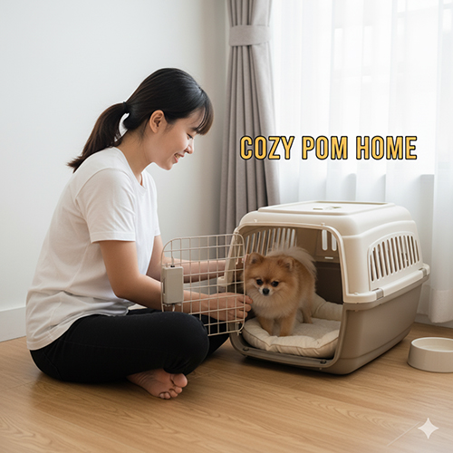 Chuồng, nhà cho chó Phốc Sóc – Không gian nghỉ ngơi an toàn và tiện lợi cho Pom mini, teacup