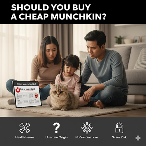 Có nên mua mèo Anh lông ngắn chân ngắn giá rẻ? Rủi ro và lời khuyên khi chọn mua