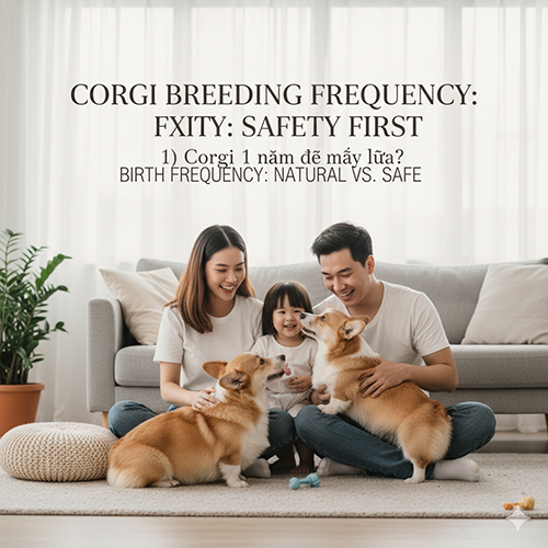 Ảnh đại diện bài viết: Corgi 1 năm đẻ mấy lứa, tần suất sinh sản an toàn cho chó mẹ.