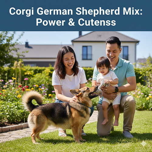 Chó Corgi lai Becgie (German Shepherd Mix) – giống chó lai mạnh mẽ nhưng đáng yêu