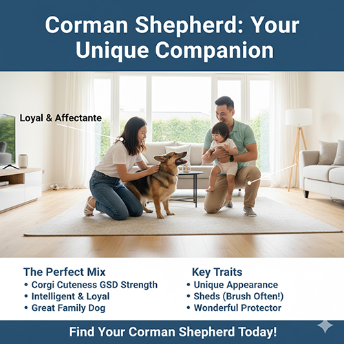 Kết luận về chó Corgi lai Becgie (Corman Shepherd) – dễ thương, thông minh, trung thành và mạnh mẽ