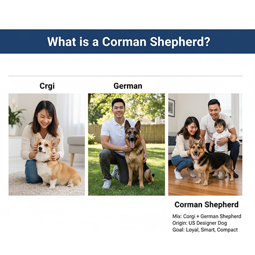 Corgi lai Becgie (Corman Shepherd) – nguồn gốc, tên gọi và ý nghĩa lai tạo