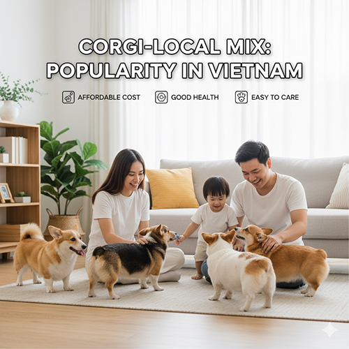 Corgi lai chó cỏ – Vì sao giống lai này được ưa chuộng ở Việt Nam