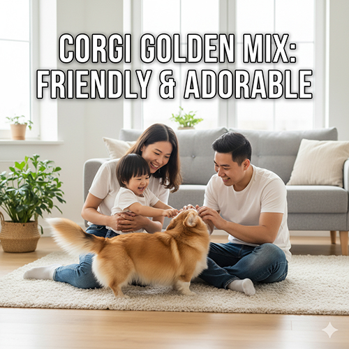 Corgi lai Golden – Khám phá sự kết hợp thân thiện & đáng yêu