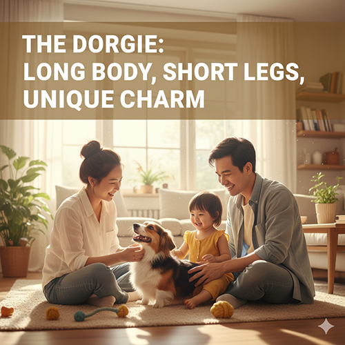 Corgi lai Lạp xưởng (Dorgi) – Khám phá dáng dài chân ngắn độc đáo