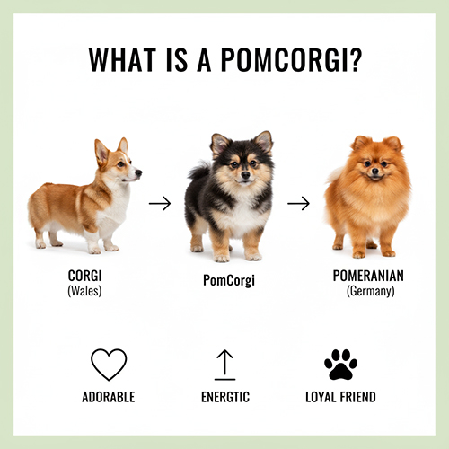 Corgi lai Phốc sóc (PomCorgi) – nguồn gốc, tên gọi và ý nghĩa lai tạo