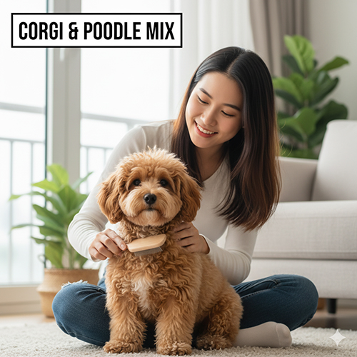 Corgi lai Poodle – Dễ thương, ít rụng lông, thông minh