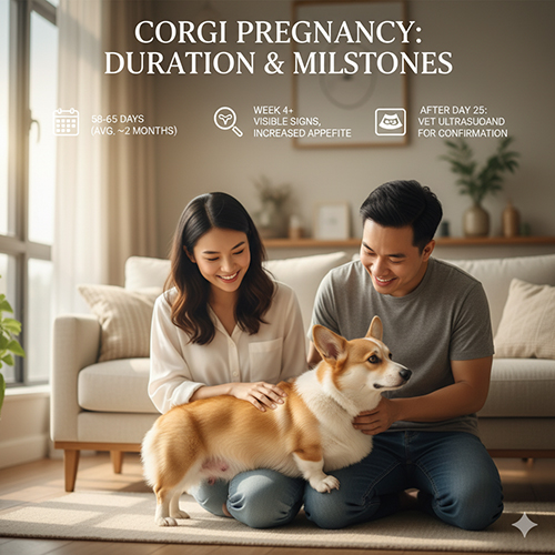 Corgi mang thai bao lâu – dấu hiệu và mốc thời gian quan trọng