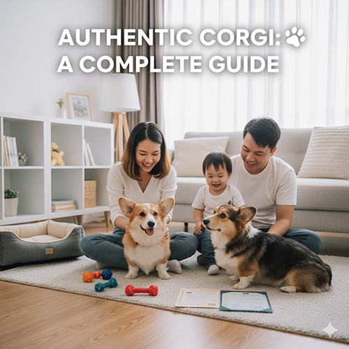 Corgi thuần chủng – Hướng dẫn nhận biết đúng chuẩn và giấy tờ đầy đủ