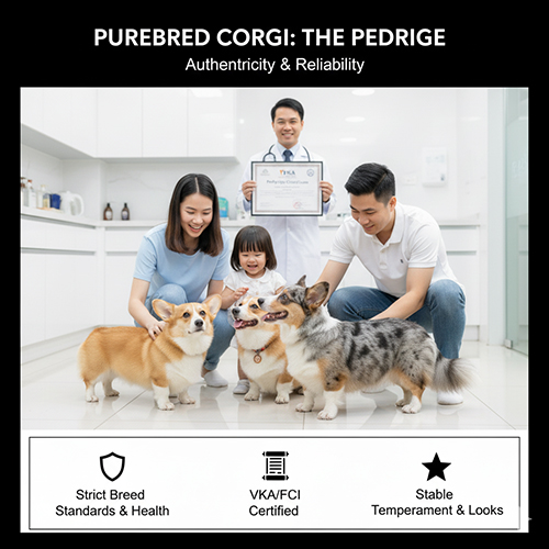 🐶 Corgi thuần chủng – Đặc điểm, giá bán và cách nhận biết tại Việt Nam