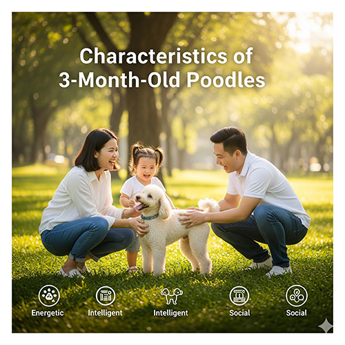 Đặc điểm Poodle 3 tháng tuổi – cân nặng, ngoại hình, hành vi và hệ tiêu hóa