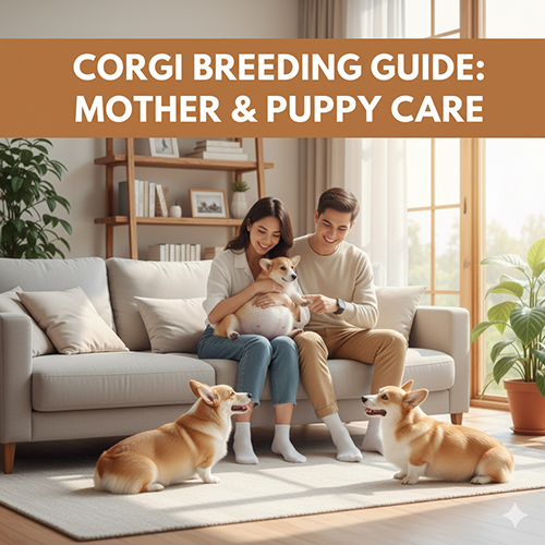 Đặc điểm sinh sản của chó Corgi, tuổi phối giống, chu kỳ động dục và số con trung bình mỗi lứa
