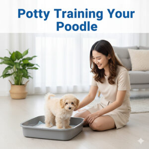 Dạy chó Poodle đi vệ sinh vào khay đúng cách tại nhà – hướng dẫn chi tiết từng bước