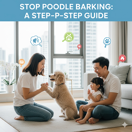 Dạy chó Poodle không sủa – hướng dẫn chi tiết từng bước