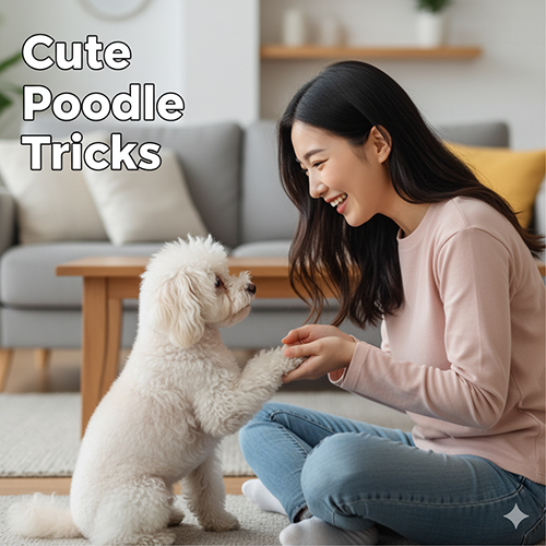 Dạy Poodle các trick dễ thương – Bắt tay, lạy, đi bằng 2 chân