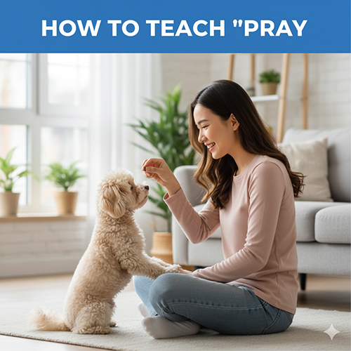 Cách dạy Poodle lệnh lạy (Pray) để tạo trick đáng yêu và rèn thăng bằng