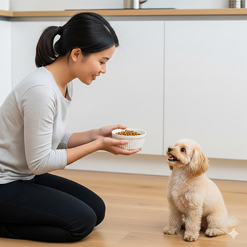 Dinh dưỡng và khẩu phần ăn cho Teacup Poodle theo cân nặng