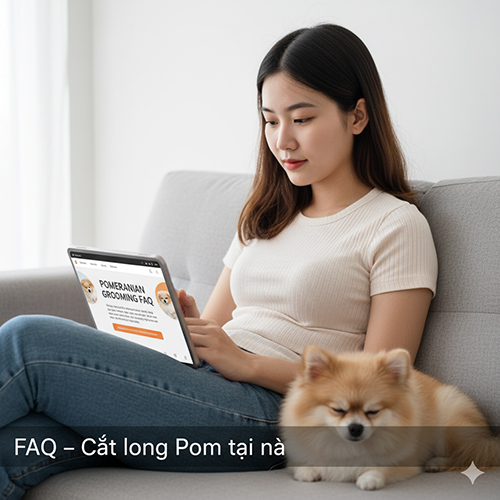 Giải đáp thắc mắc khi cắt lông chó Phốc Sóc tại nhà