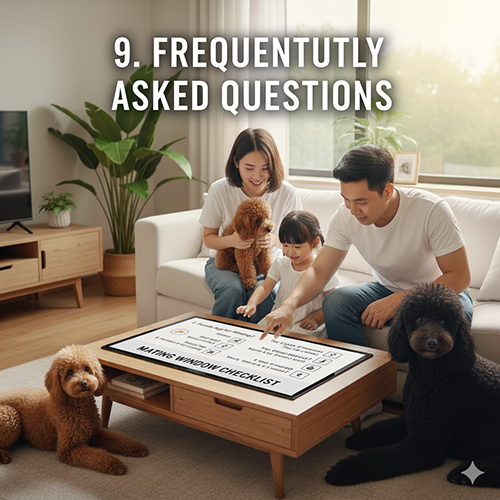 FAQ 🐩 – Các câu hỏi thường gặp về chu kỳ sinh sản của chó Poodle