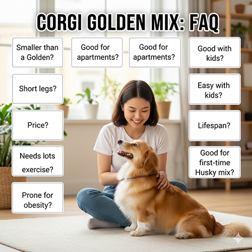 FAQ Corgi lai Golden – Giải đáp thắc mắc thường gặp khi nuôi Golden Corgi