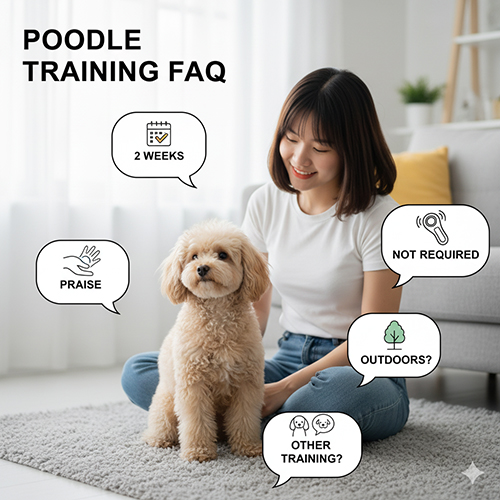 FAQ nhanh về huấn luyện chó Poodle nghe lời trong 14 ngày